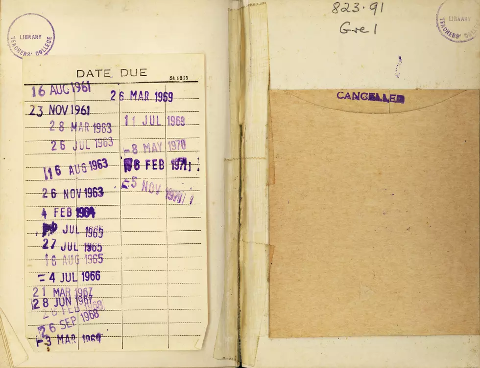 Library Due Date Card and Pocket