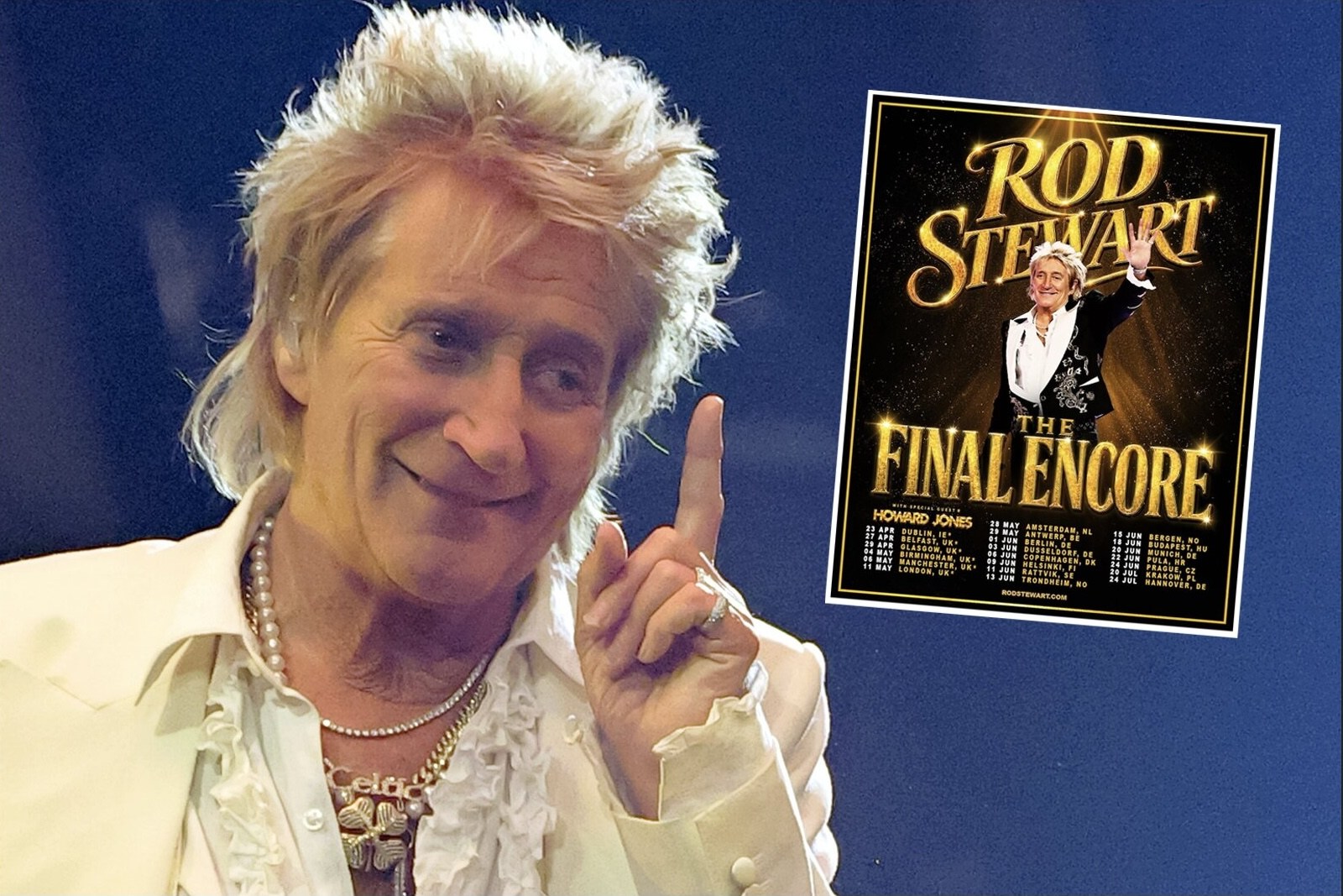 Rod Stewart to Say Goodbye With More Than 20 ‘Final Encore’ Dates