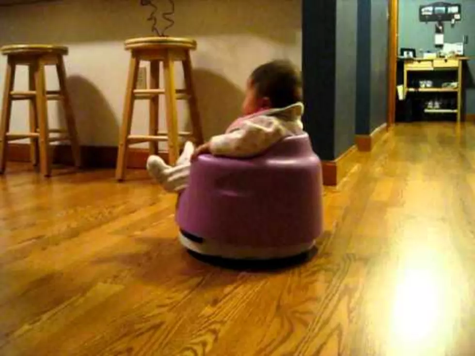 Baby Rides A Robot Vacuum Cleaner, Lawsuits Bound To Follow