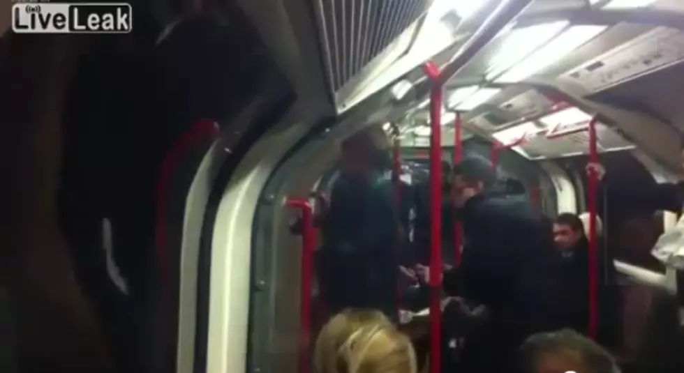 Dancing Train Passenger Pushed Out Of Train Unexpectedly [Video]