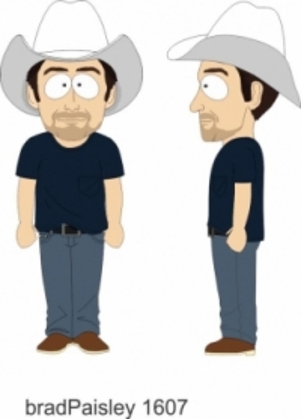 Brad Paisley Makes Guest Appearance on South Park Tonight