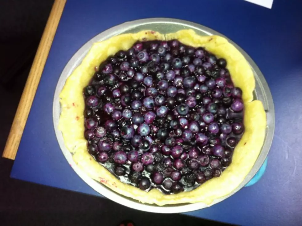 Pie Day Friday:  Open Face Blueberry Pie