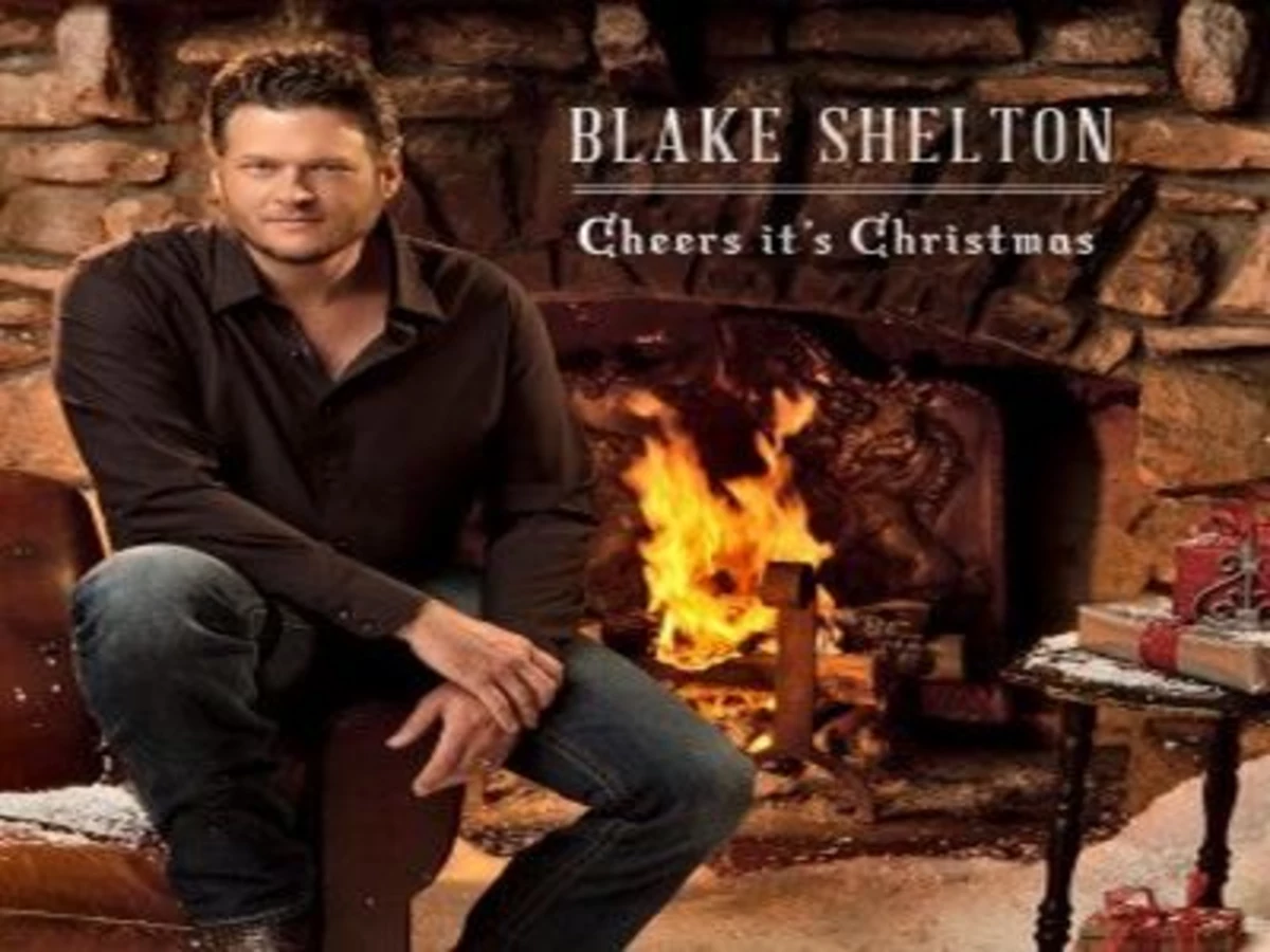 Blake Shelton’s a Little Too Excited About New Christmas CD [Photo]
