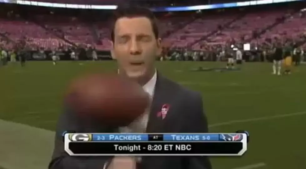 Reporter Takes Football To The Face On NFL Pregame Show [Video]