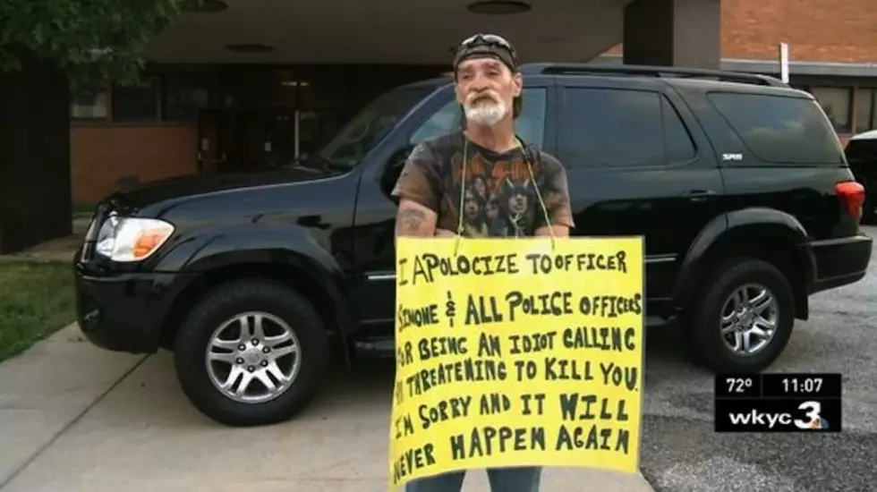 Judge Orders Man to Stand on Street with a Sign Calling Himself an Idiot
