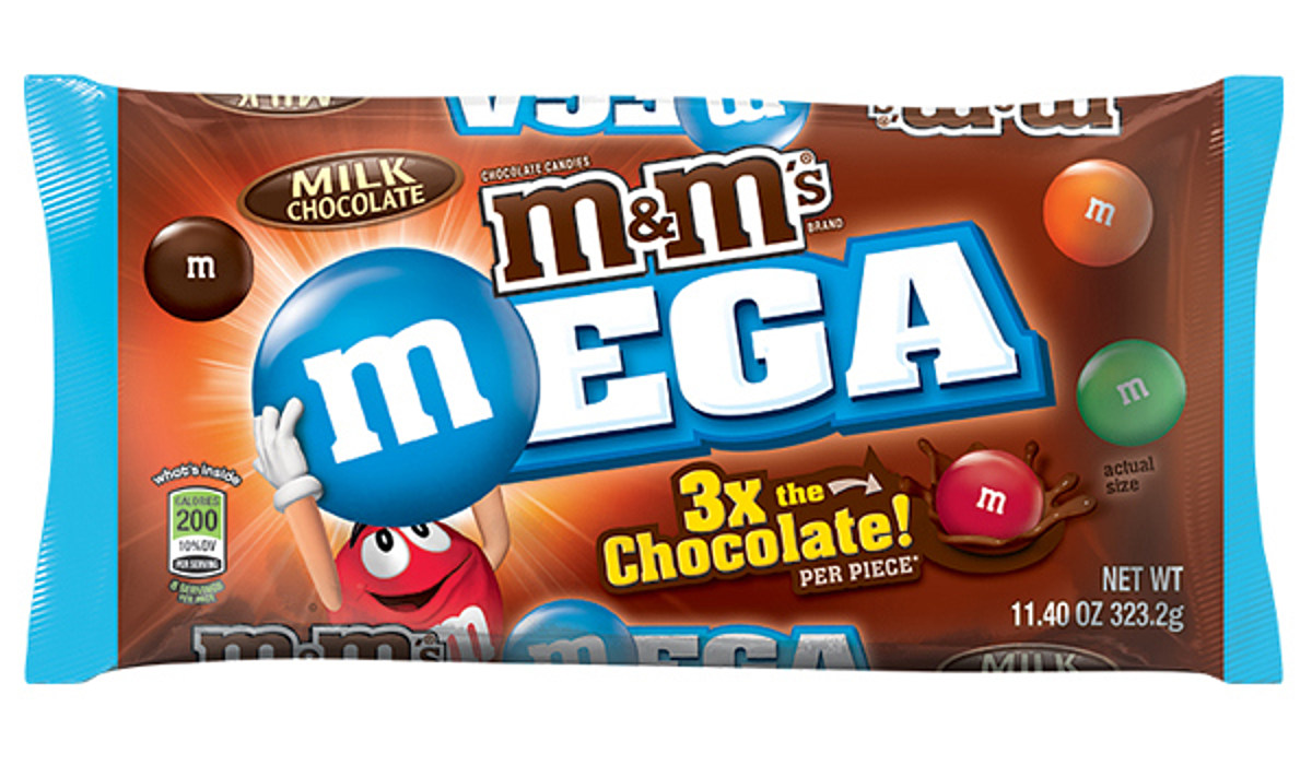m&m mega peanuts