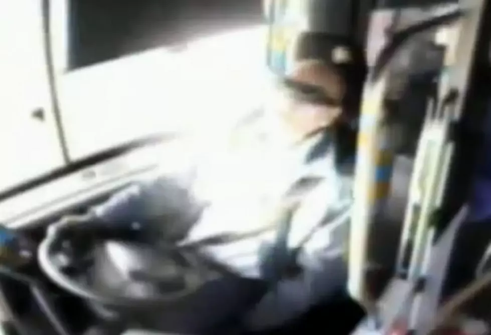 SHOCKING Video Captures 57-Year-Old Bus Driver Smoking Synthetic Marijuana, Passing Out, Then Slamming Into A House! [Video]