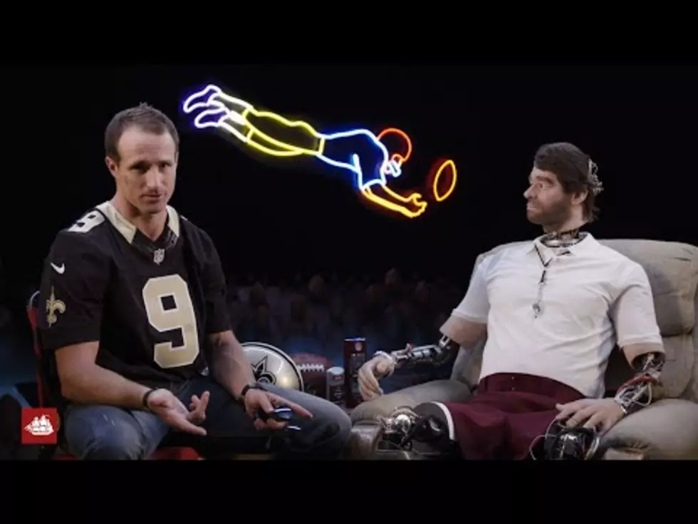 Drew Brees Gets Interviewed By a Robot in Weird Old Spice Series Called ‘4th and Touchdown’ [Video]