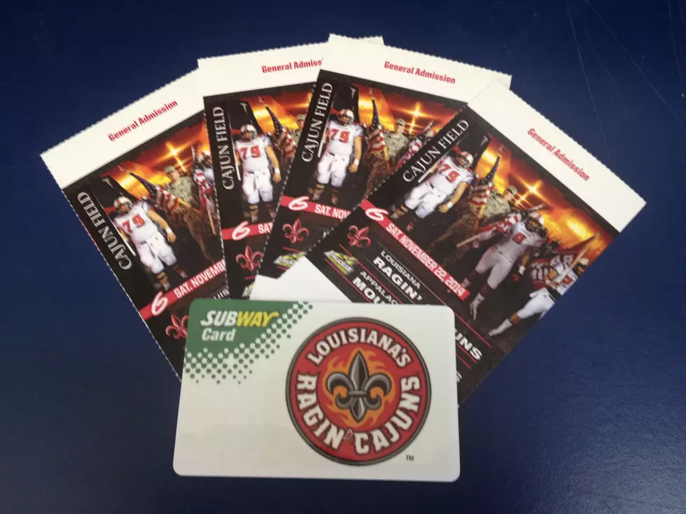Win 4 Ragin&#8217; Cajuns Football Tickets Playing &#8216;Song Title Charades&#8217;