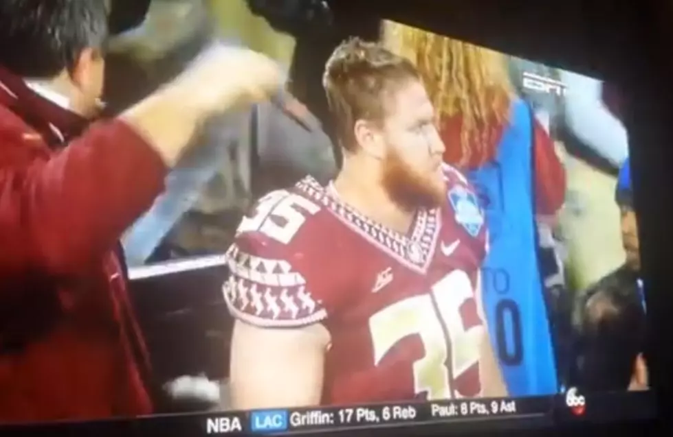 What Did This Guy Pull Out Of Florida State Player O’leary’s Jersey? [Video]