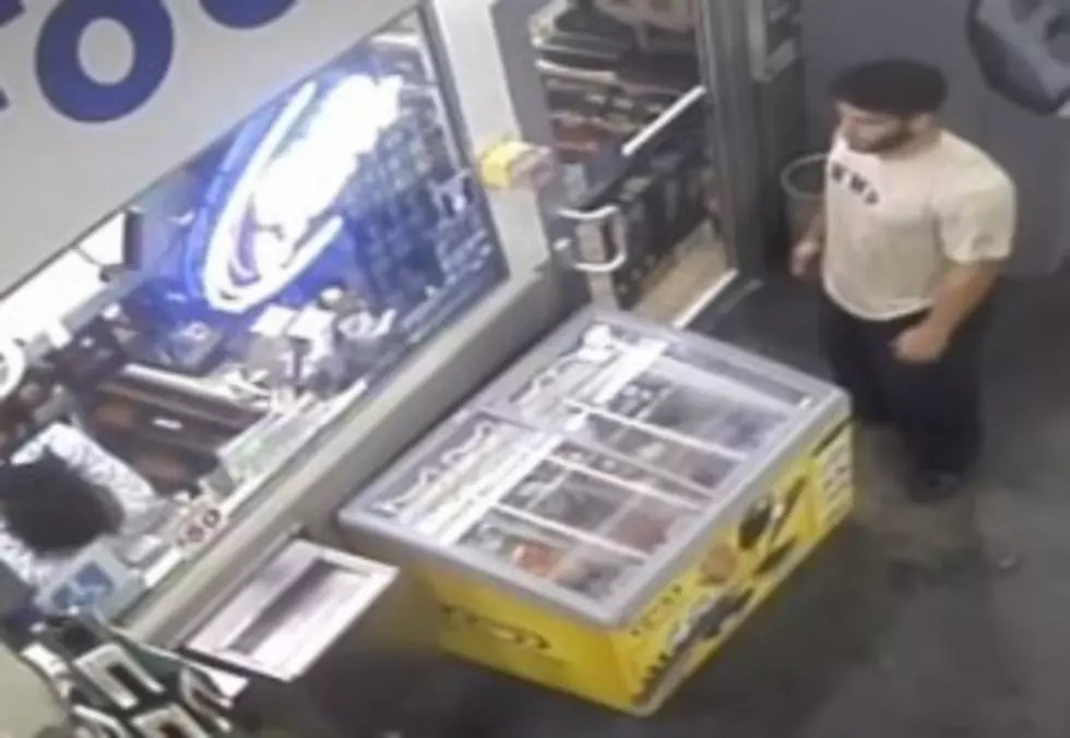Thief Steals Entire Ice Cream Cooler While Clerk Is Fast Asleep [Video]