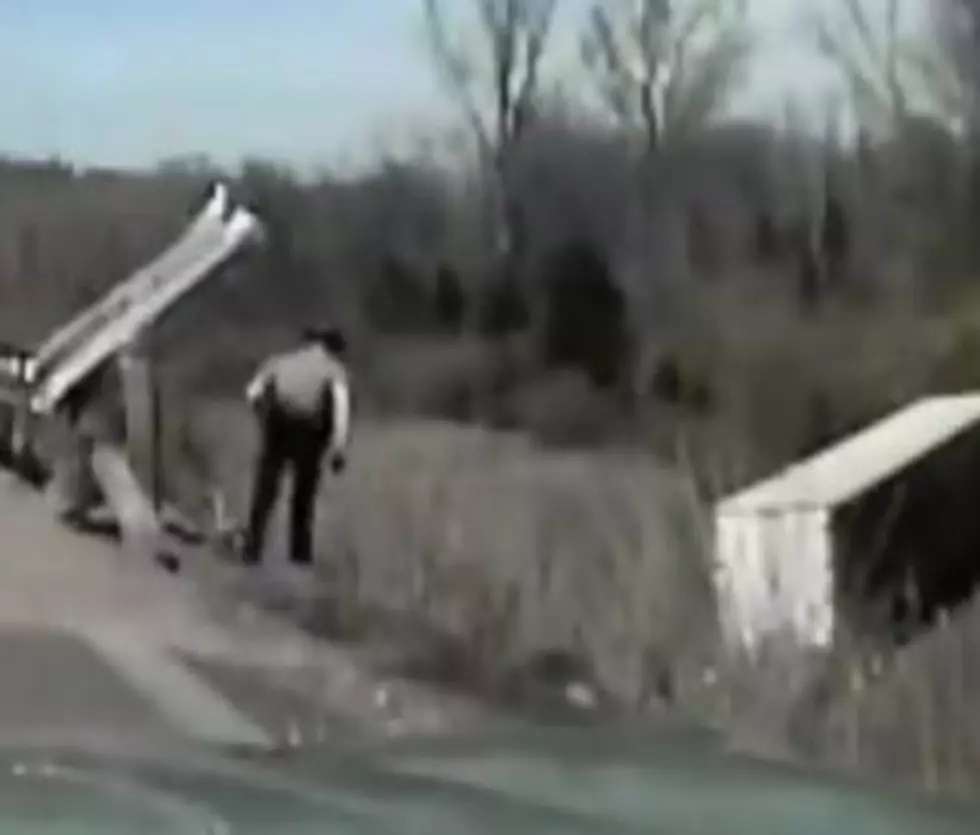 Dramatic Dash Cam & Audio Of A State Trooper Saving A Man’s Life