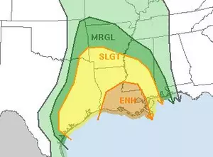 Severe Weather Threat In South Louisiana Forecast