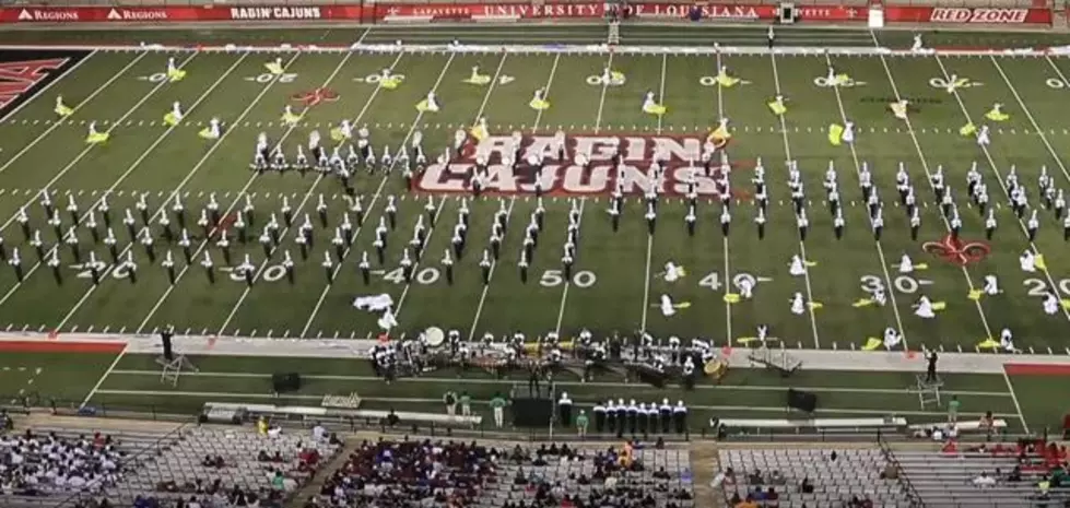 Showcase Of Bands At Cajun Field Today