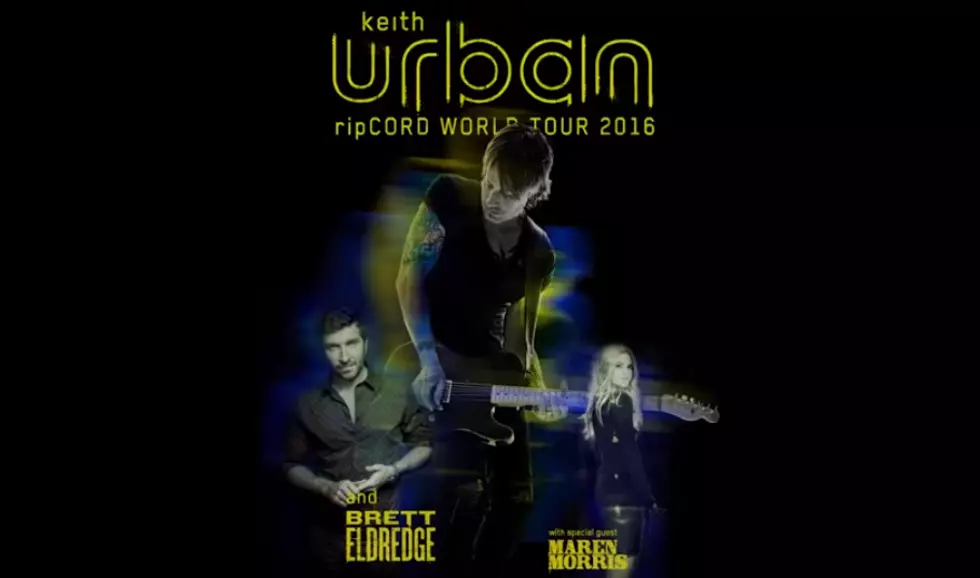 Keith Urban Announces RipCORD World Tour with Stop in New Orleans