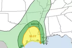 Severe Weather Threat For Much Of Louisiana Today