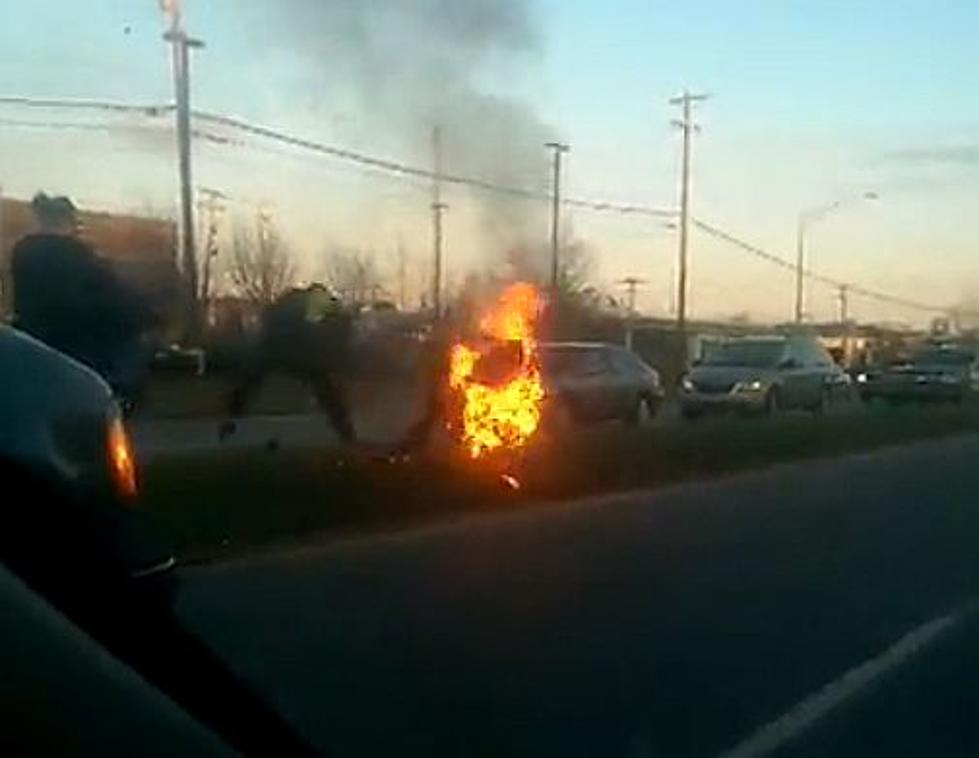 Man Sets Himself On Fire After Getting Into Argument With Girlfriend [Video]