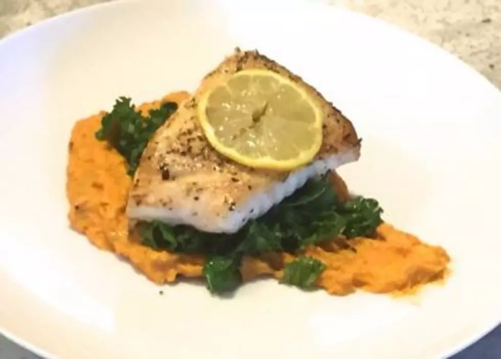 Pan Seared Halibut & Roasted Sweet Potatoes – Foodie Friday