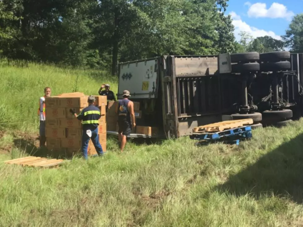 Truck Filled With Popeye’s Biscuits Overturns in Mississippi