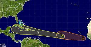 Double Tropical Trouble? &#8211; Hurricane Center Watching Two Tropical Waves