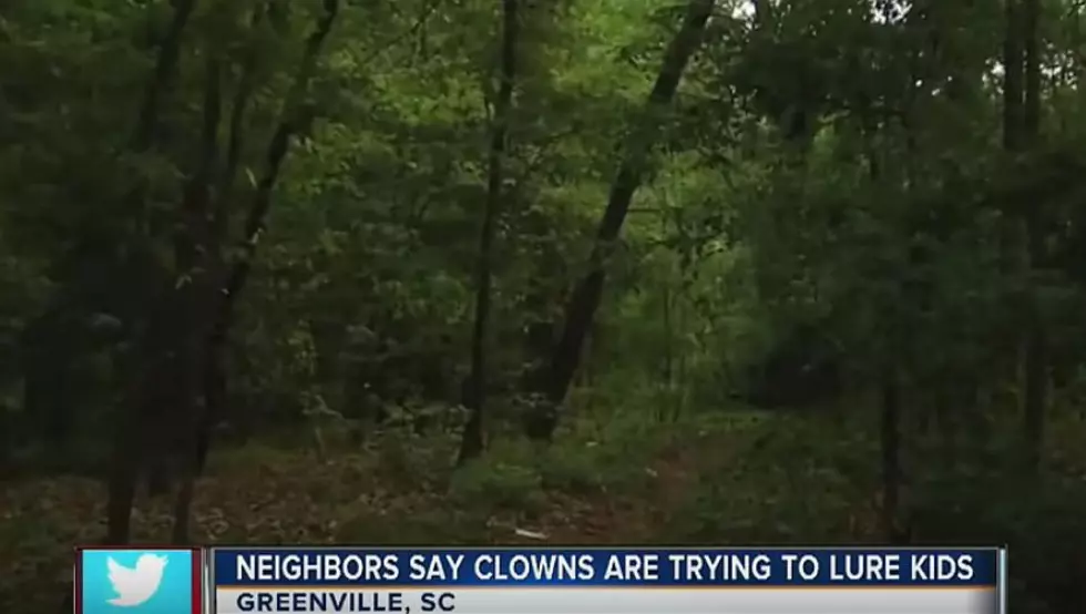 Clowns Luring Kids Into Woods
