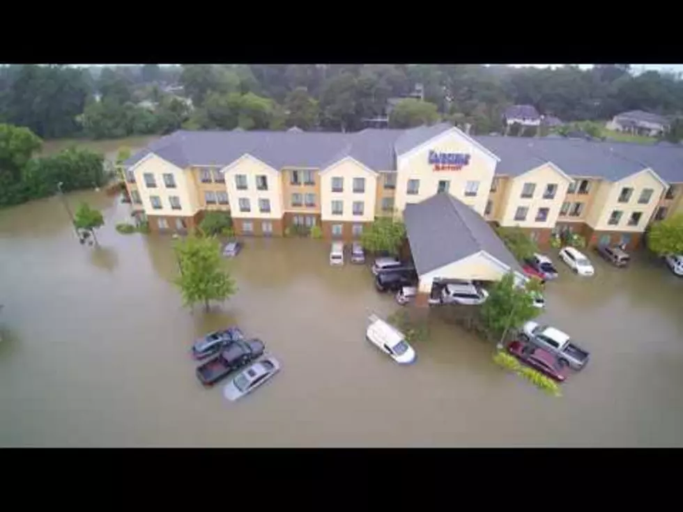 Airboat Delivers Crew To Highway In Floodwaters