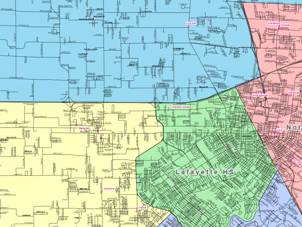 Lafayette Parish School Board Releases New School Rezoning Maps [Pictures]