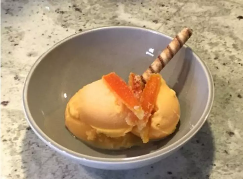 Orange Sherbet With Candied Orange Peel – Foodie Friday