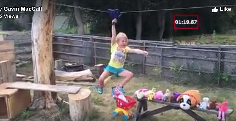 Best Dad Ever Builds ‘American Ninja Warrior’ Course For His 5-Year-Old Daughter [Video]