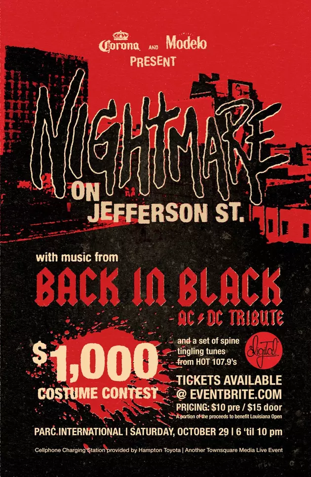 &#8216;Nightmare on Jefferson St&#8217; Set for October 29th at Parc International