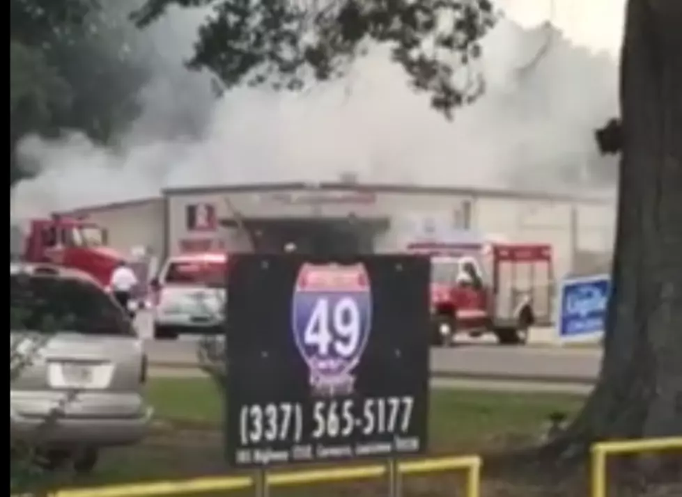 Don’s Specialty Meats in Carencro on Fire
