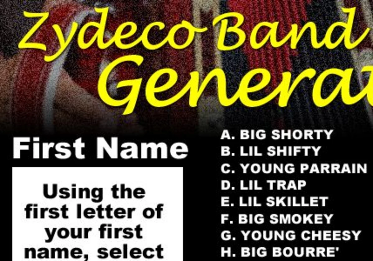 Zydeco Band Name Generator
