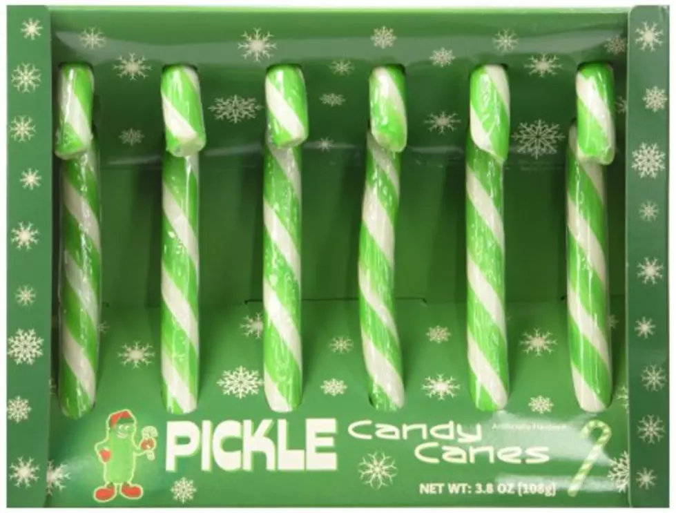 Dill Pickle Candy Canes