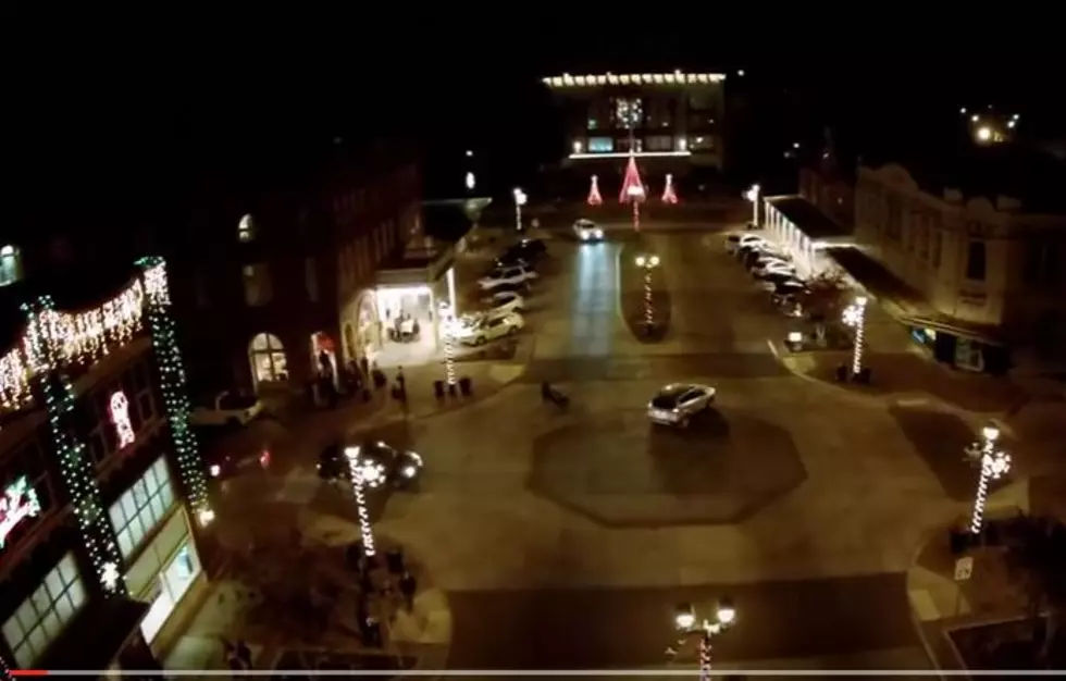 Beautiful Aerial Video of Christmas Lights in One South Louisiana Town