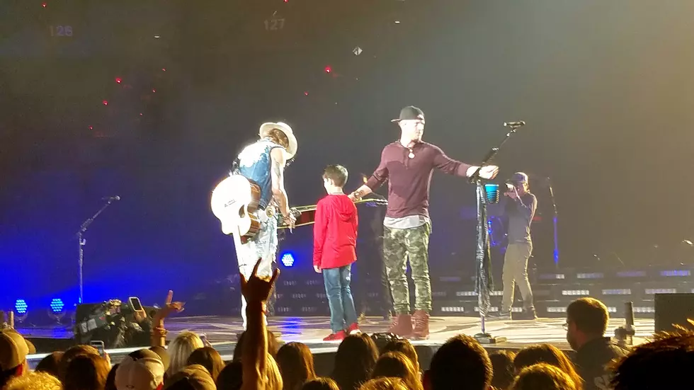 Florida Georgia Line Brings Young Fan Up On Stage To Give Him A Guitar [Video]