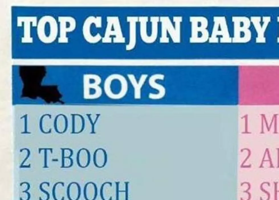 Top Cajun Baby Names 2017