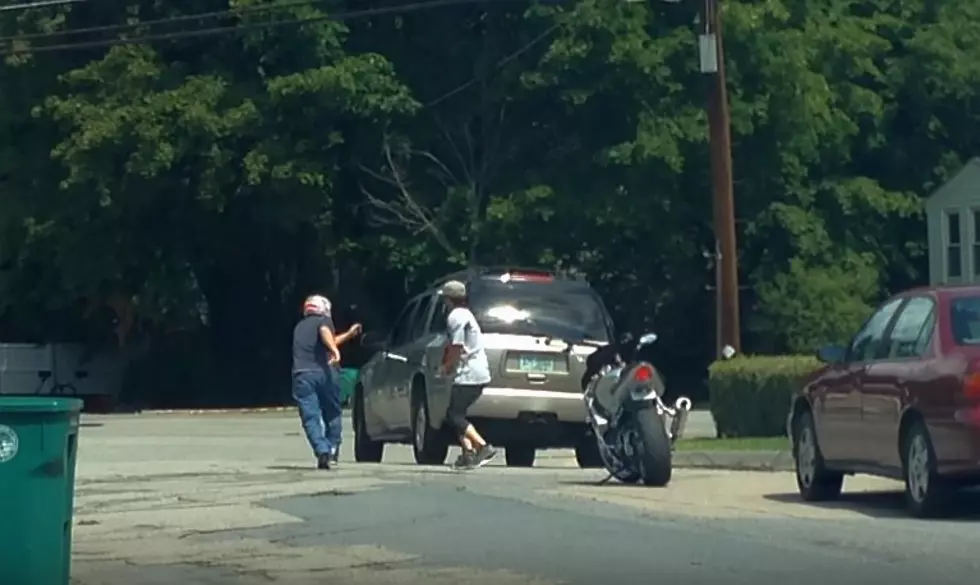 Motorcyclist Instantly Regrets His Moment Of Road Rage [Video]