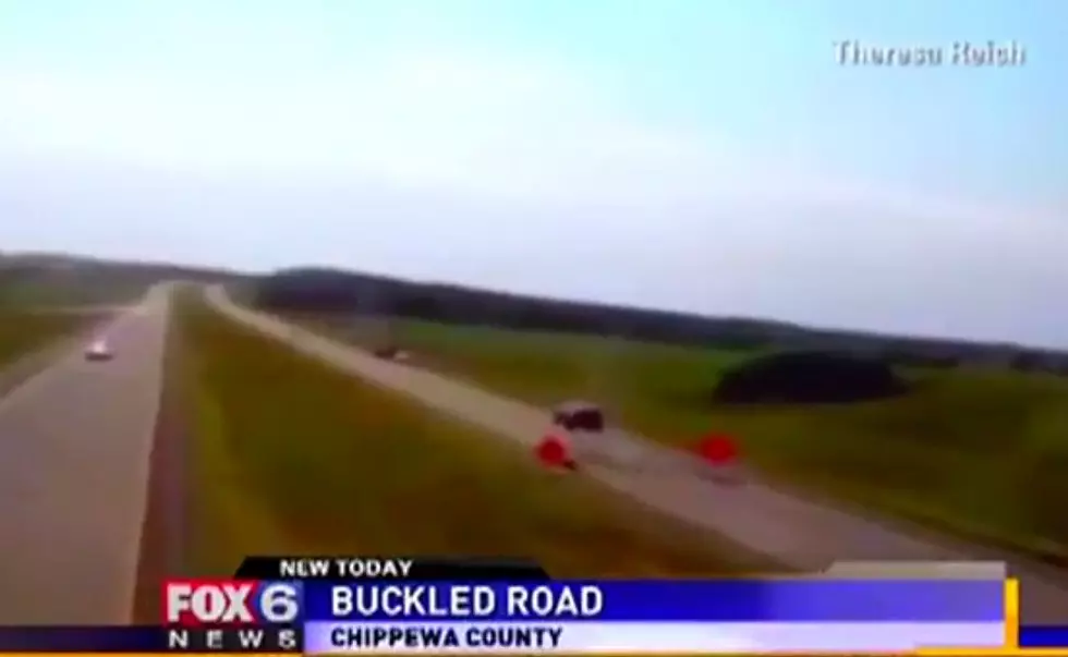 Car Goes Airborne After Hitting Buckle In Highway [Video]