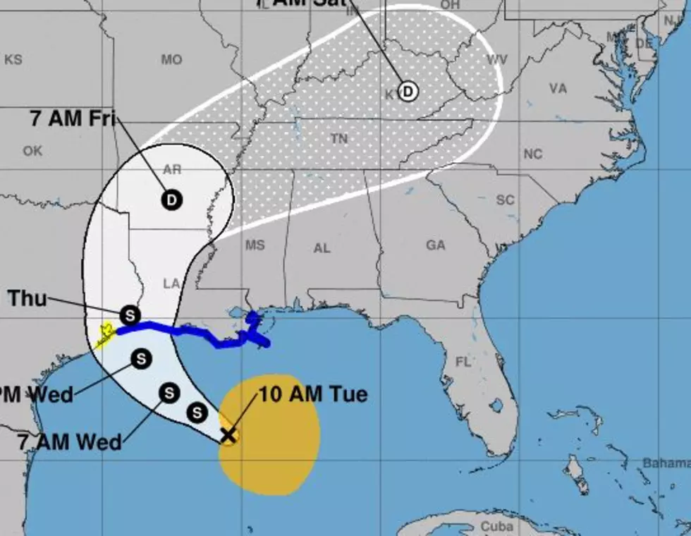 Tropical Storm Warning Posted For Louisiana's Coast