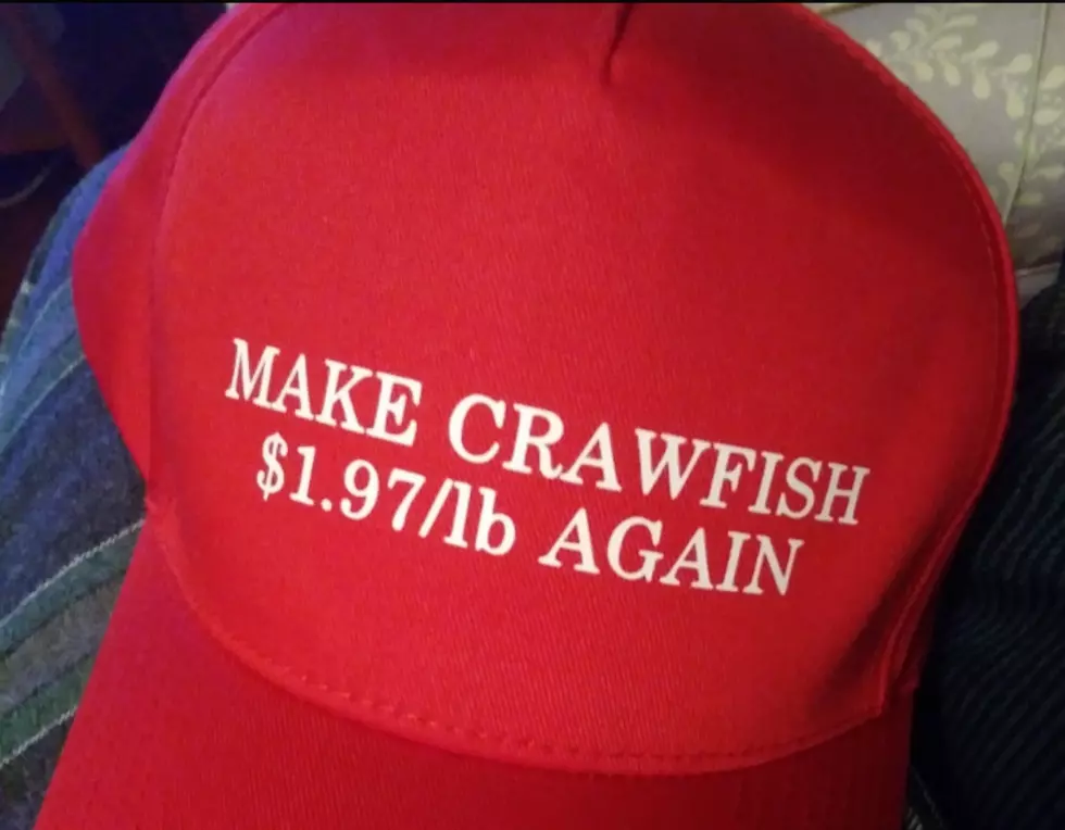 Louisiana Man Has Viral Hit With &#8216;Make Crawfish $1.97/lb Again&#8217; Trump Parody Hats [Pic]