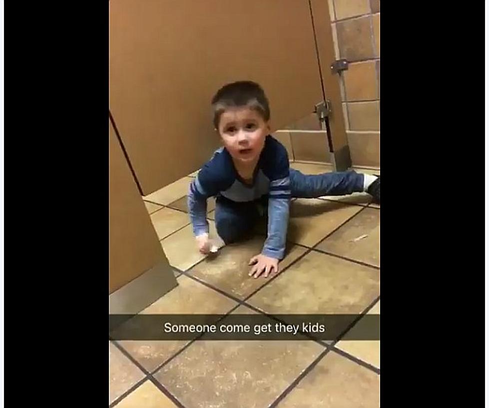 Kid Crawls Into Chick-Fil-A Bathroom Stall To Ask For Help Washing His Hands [Video]