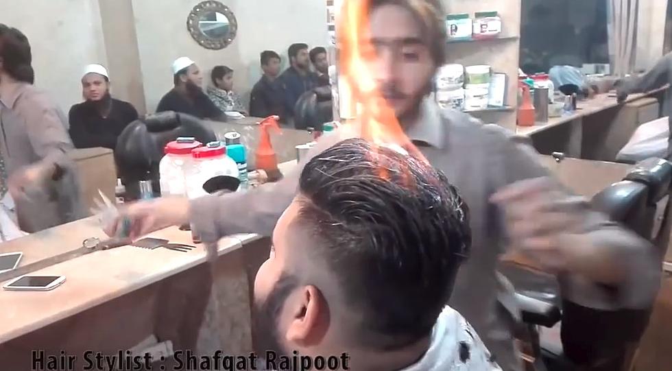 You Can Now Get Your Hair Cut With Fire [Video]