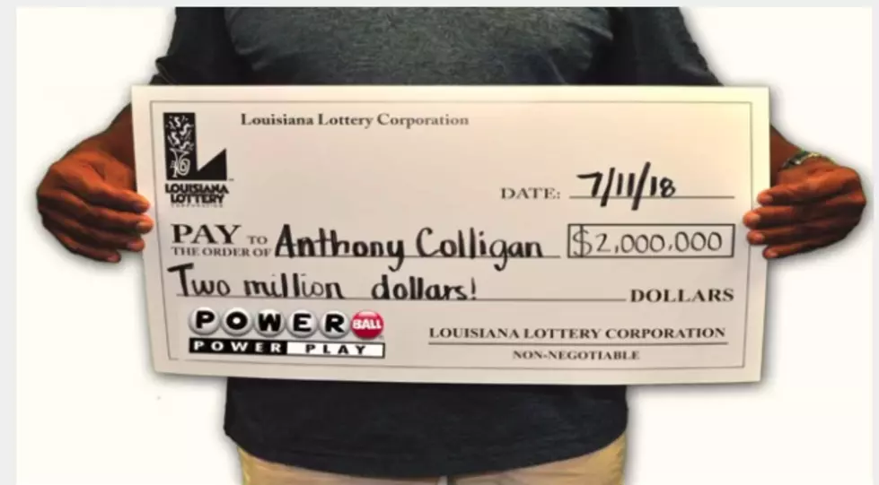 St. Landry Parish Man Claims $2 Million Powerball Prize