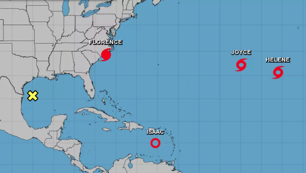 Tropics &#8211; Florence Making Landfall, Threat In Gulf Lessens