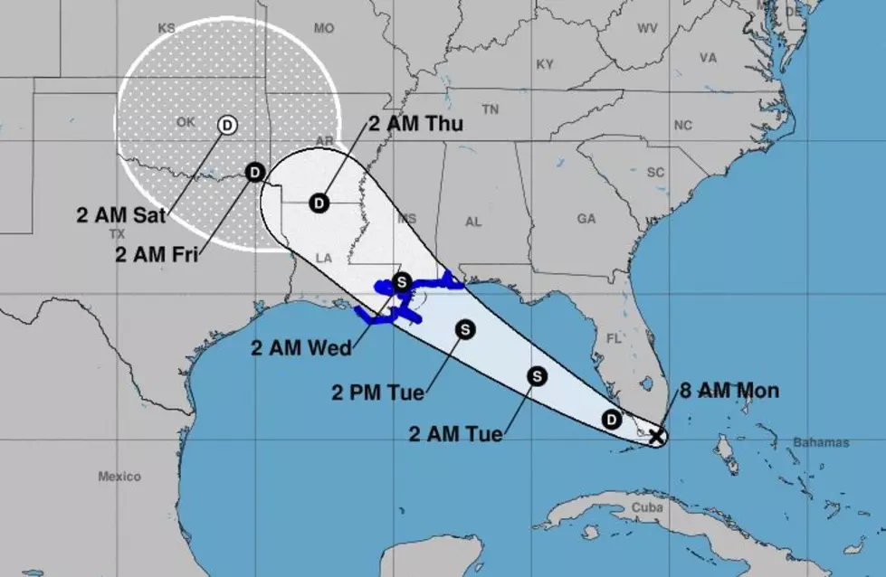 Tropical Storm Warning Issued For Louisiana Coast