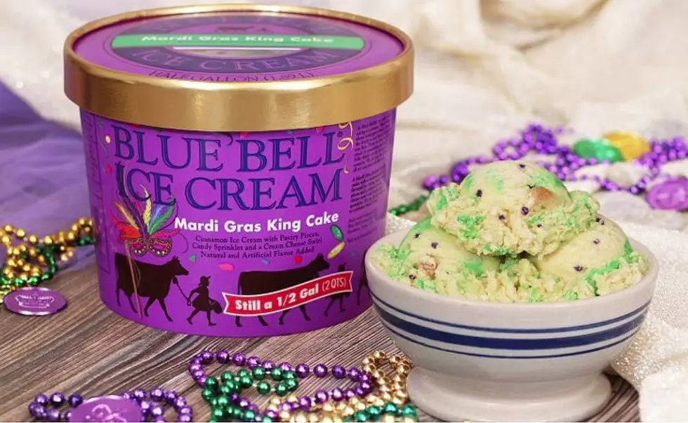 Blue Bell’s Mardi Gras King Cake Ice Cream Has Been Spotted