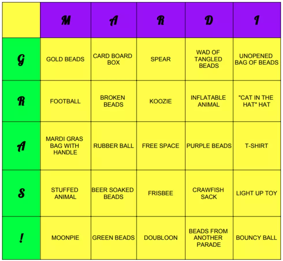 Here&#8217;s Your Printable &#8216;Mardi Gras Throw Bingo Game&#8217;