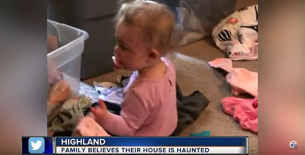 Michigan Couple Says Ghost Seen On Nanny Cam Scratched Infant Daughter [Video]