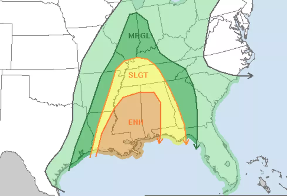 Timing Thursday&#8217;s Severe Weather Threat In Acadiana