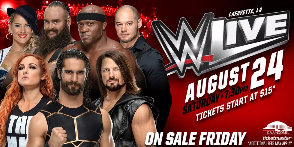 WWE Live Returns to Cajundome on August 24